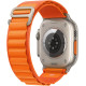 Ремінець Apple Watch 49mm Orange Alpine Loop – Medium