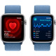 Смартгодинник Apple Watch SE GPS 44mm Silver Aluminium Case with Winter Blue Sport Loop
