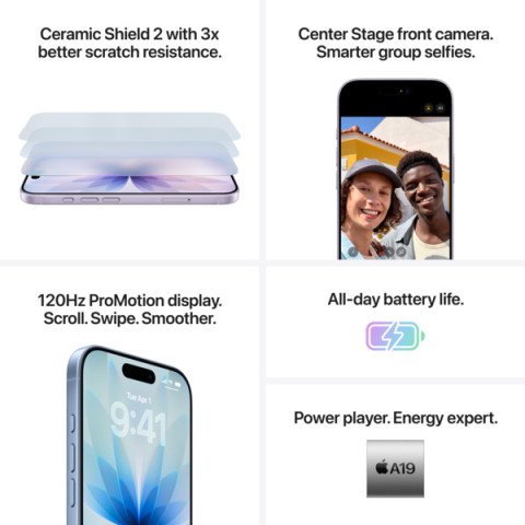 Смартфон Apple iPhone 17 256GB Lavender